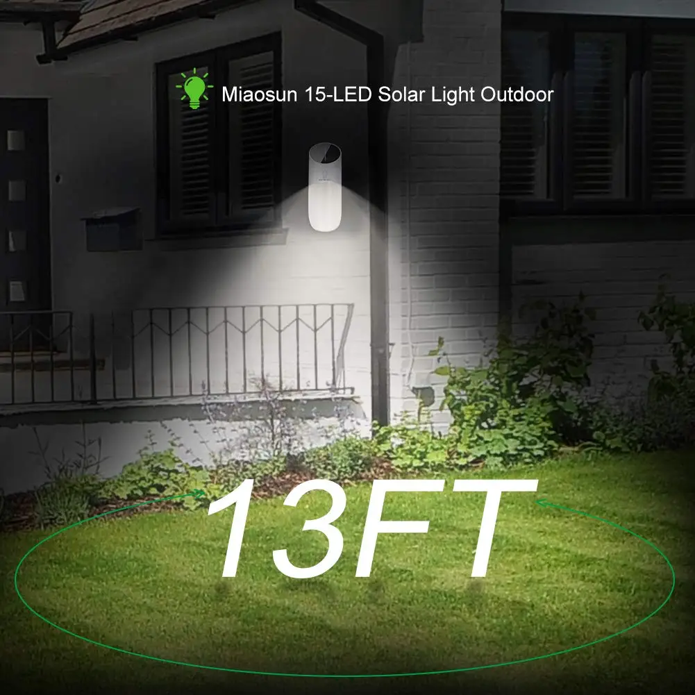 Солнечный светодиодный светильник IP65 Водонепроницаемый солнечный свч датчик