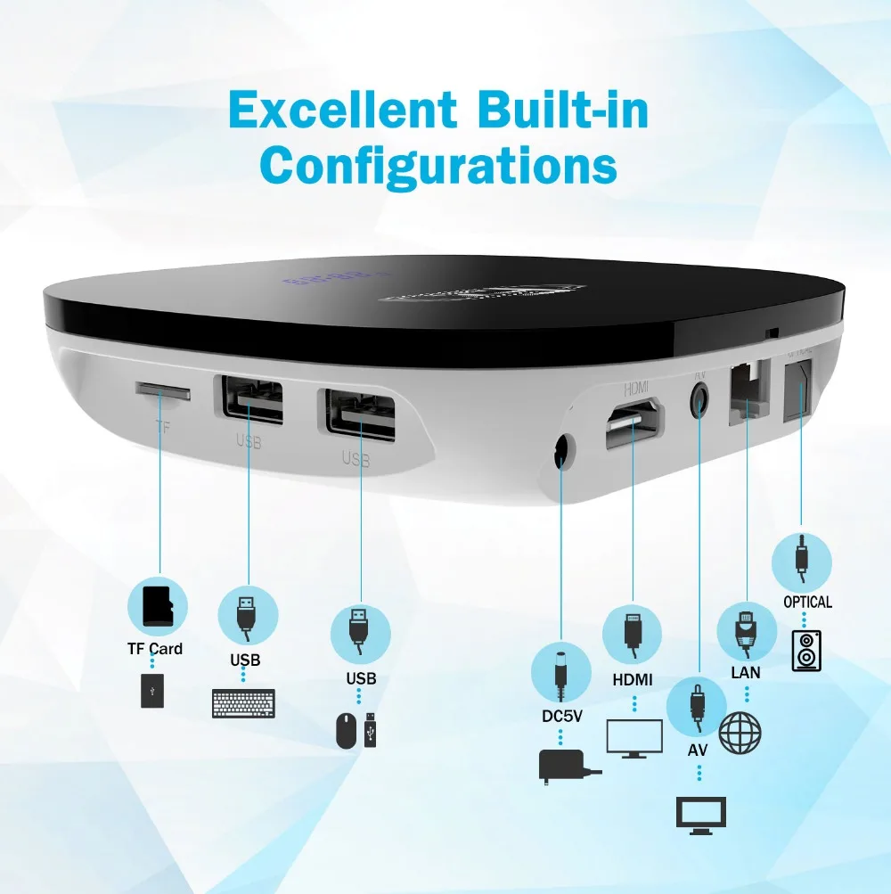 Android tv box A95X F1 2 ГБ 16 ГБ Android 8,1 tv Box четырехъядерный поддержка H.265 4K 2,4 ГГц WiFi медиаплеер телеприставка pk mi box