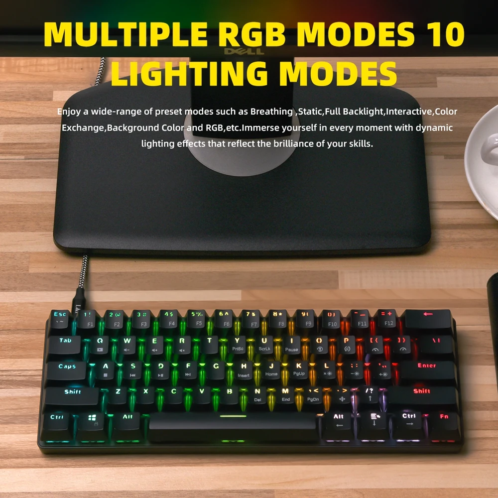 Клавиатура Smart Duck XS61 60% Механическая с rgb переключателем и светодиодным