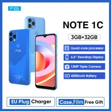 FIGI NOTE 1C – Smartphone, Version globale, 3 go 32 go, 4500mAh, Android 11, écran HD 6.6 pouces, Quad Core, Triple caméra 13mp  (3)