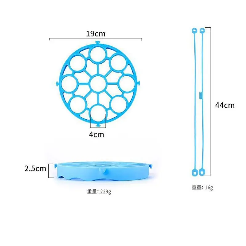 Полка для отпаривания яиц из силикагеля 9 отверстий форма торта силиконовая