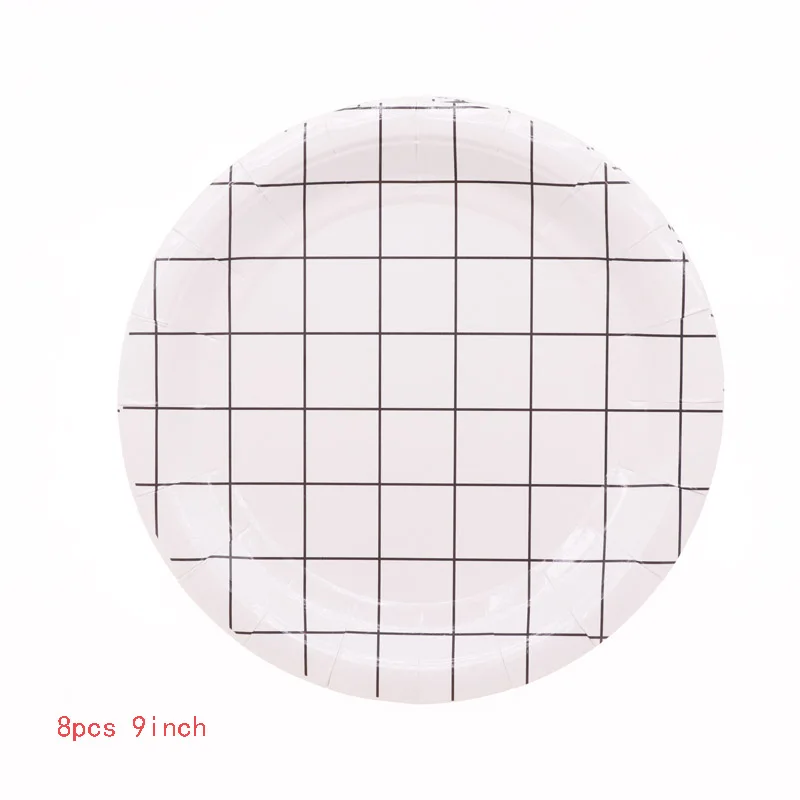 9inch plates Бумажные тарелки и стаканы из золотой фольги, свадебные украшения, показ пола, детский душ, товары для дня рождения, одноразовые наборы посуды - Цвет: 9inch plates