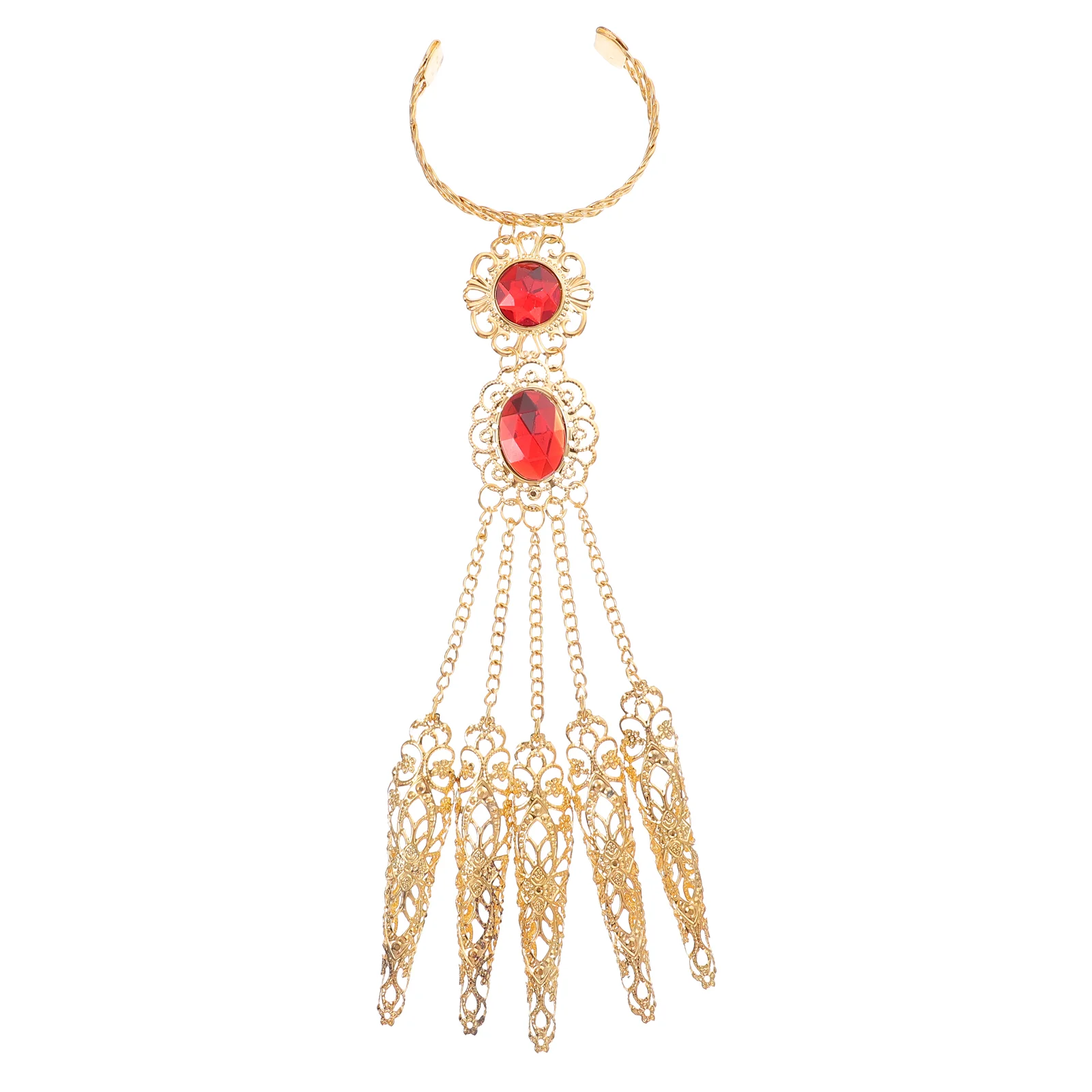 

2 шт. Декорации для ногтей для пальцев, кольцо для пальцев, декоративный аксессуар для танцев