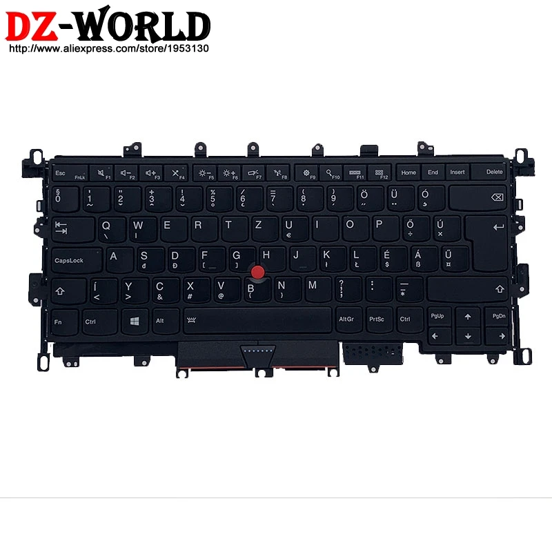 

New Original HU Hungarian Backlit Keyboard for Lenovo Thinkpad X1 Yoga 1st Laptop 00JT875 01AW914