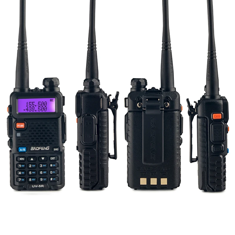 2 шт. BaoFeng UV 5R двухдиапазонный VHF/UHF136 174Mhz и 400 520Mhz рация двухстороннее радио Baofeng