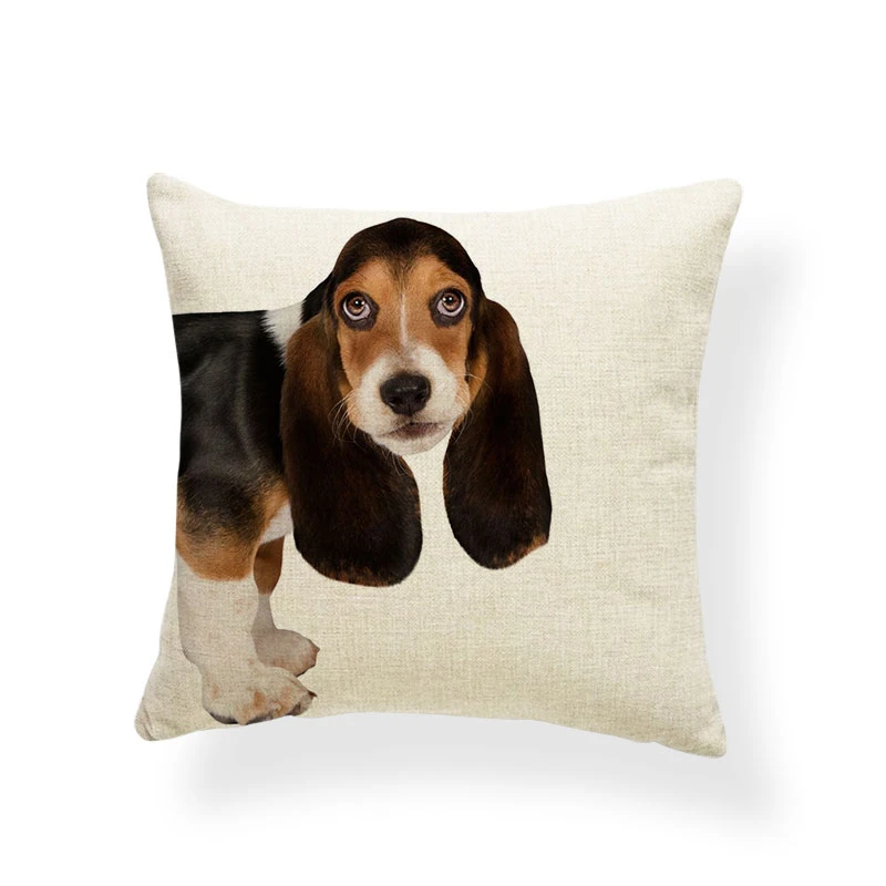 Персонализированная симпатичная Подушка Лабрадор Хаски бабочка собака забавная