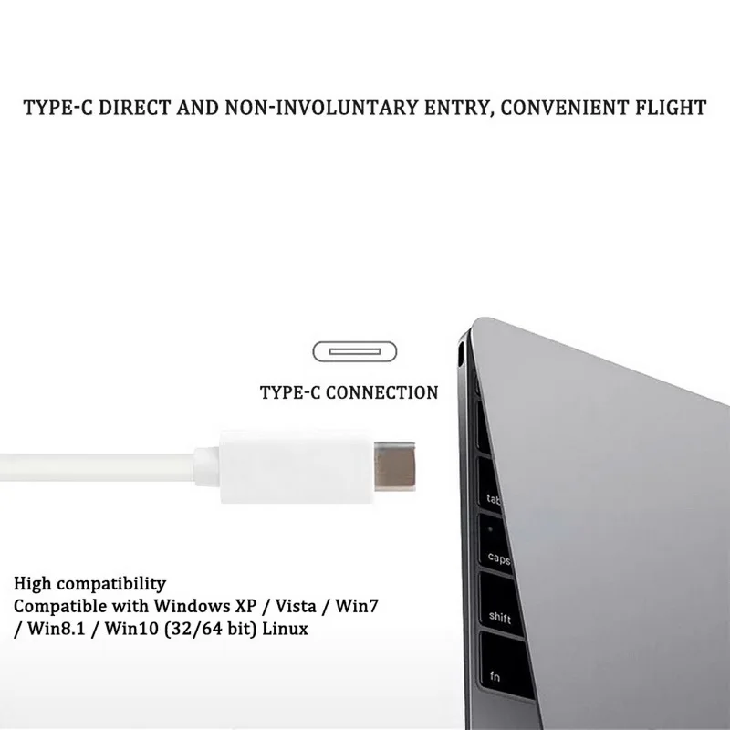 Проводной сетевой адаптер USB Type C к RJ45 Ethernet LAN|Сетевые карты| |