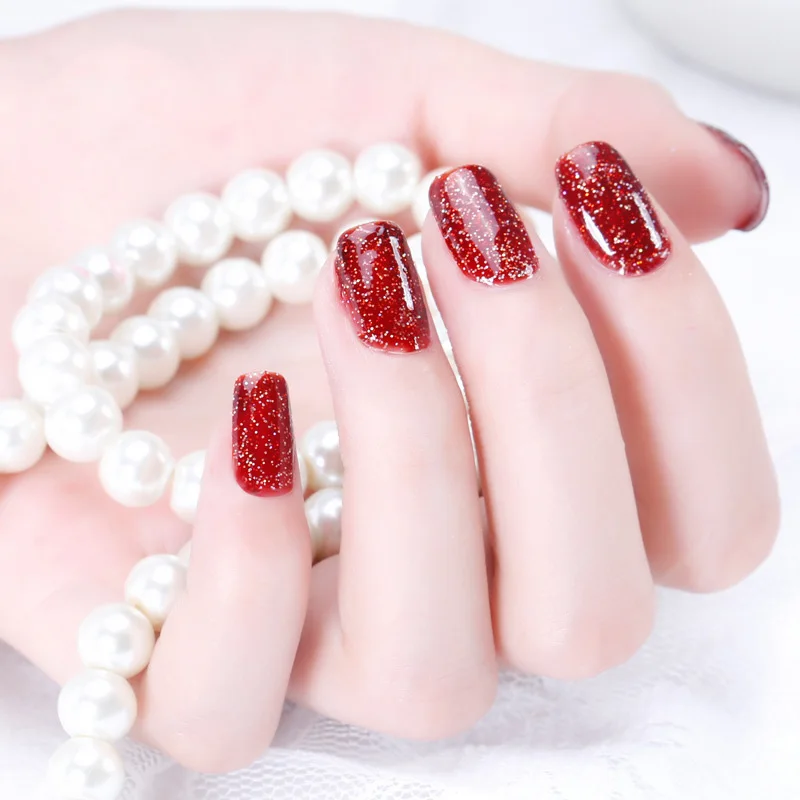 УФ красный цвет Led Vernis полуперманентный Гель-лак для ногтей DIY УФ-Гель-лак