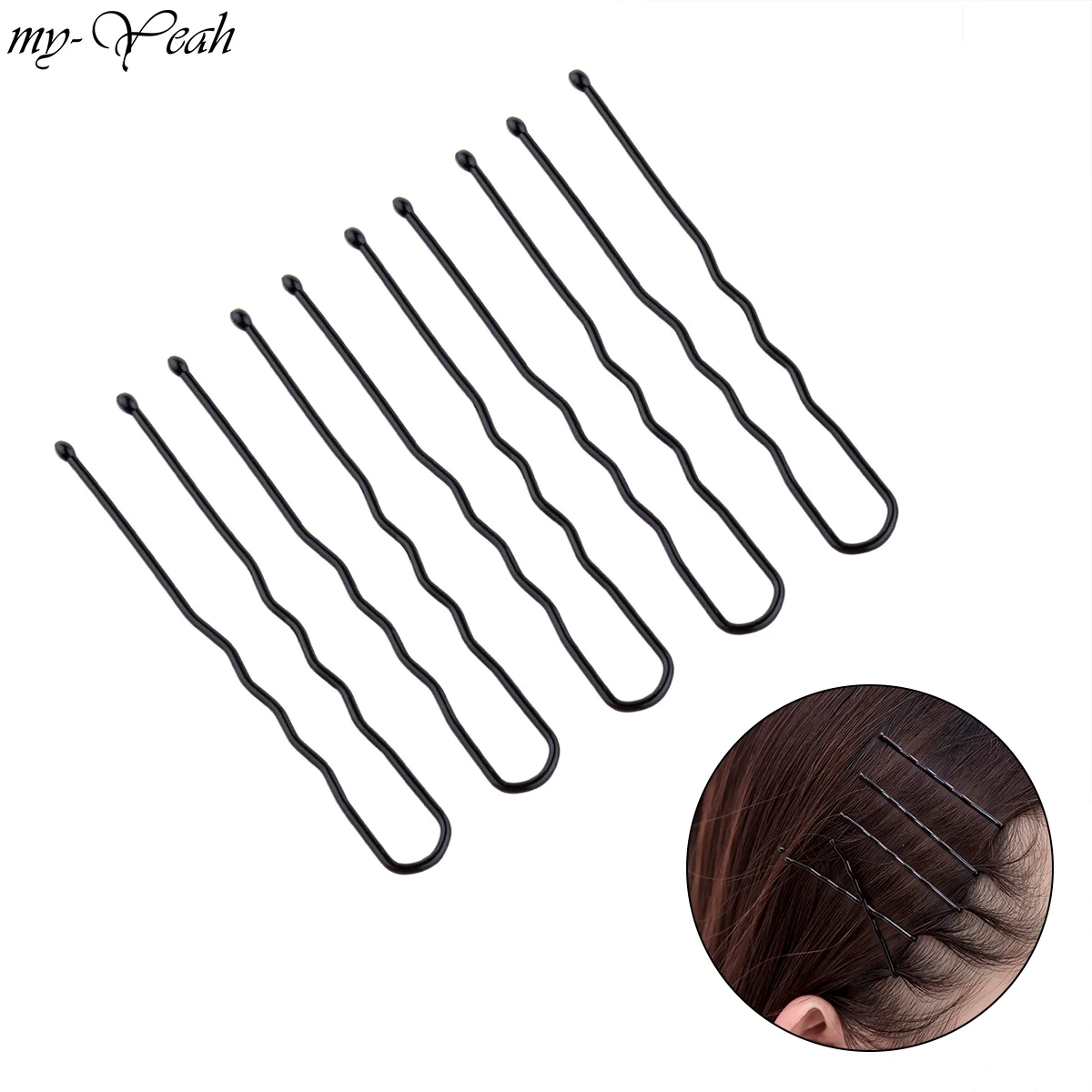 3 размера заколки для волос женщин женские в форме волн невидимые салона
