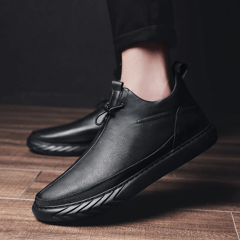

shoesSneaker mens hot sports sport for man male black Casual flat sneaker shoe men sneakers loafers leather sale casual fashion