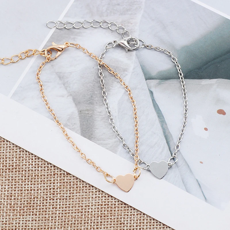 Женский браслет в форме сердца | Украшения и аксессуары