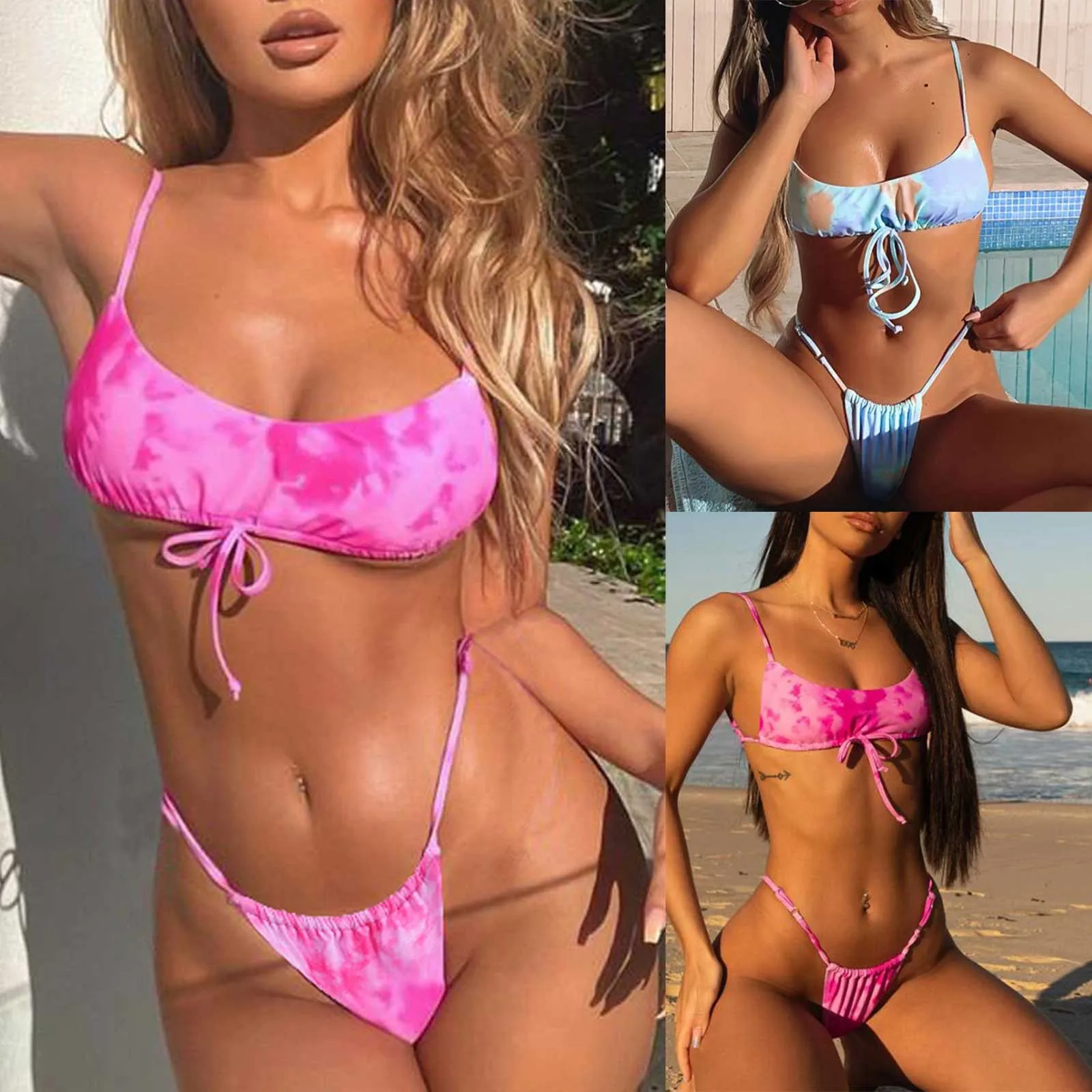 Новинка 2020 купальники женский купальник сексуальный комплект микро бикини с