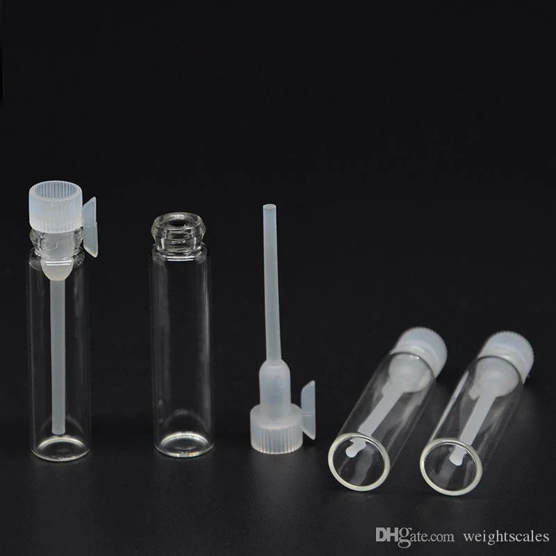 Стеклянная прозрачная мини трубка для парфюма 1 мл 2 3 мл|Коробки и упаковки| |