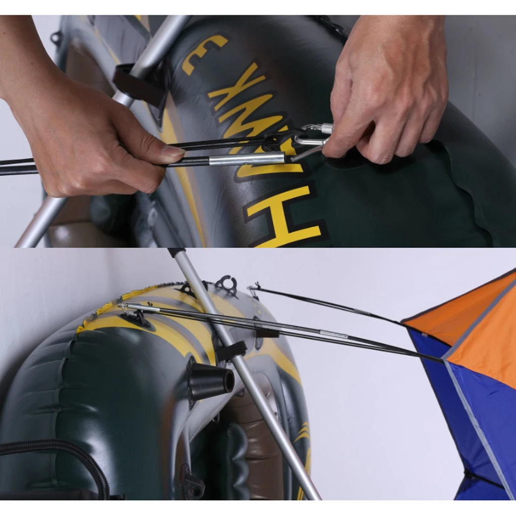 Надувная лодка на 2-4 человек каяк навес тент укрытие от солнца водонепроницаемая