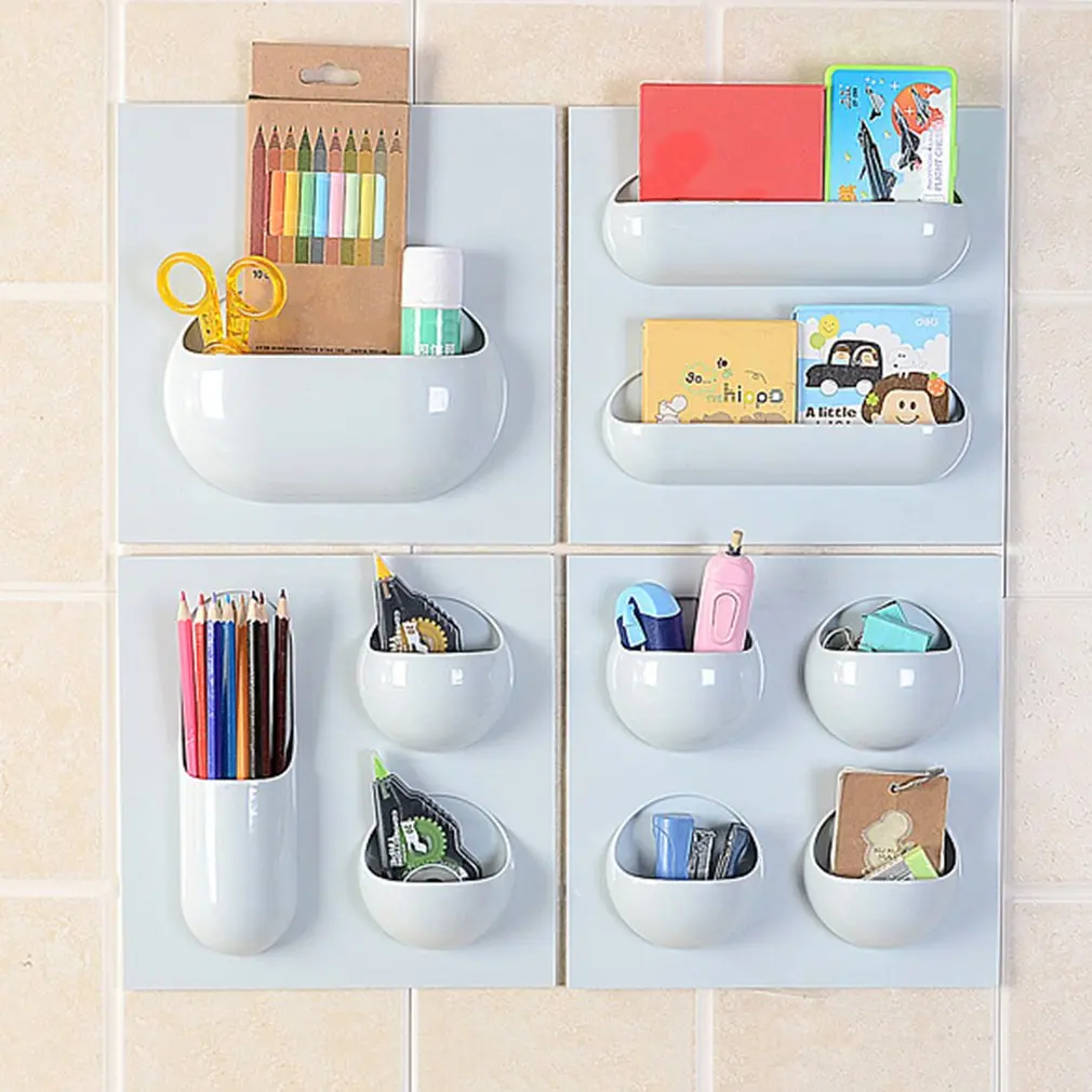 Пластиковая стойка для хранения ванной комнаты портативная многофункциональная