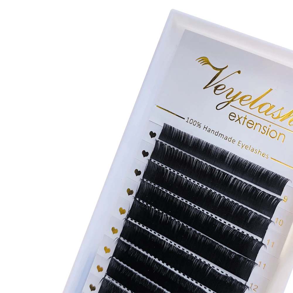 Ресницы для наращивания Viplash индивидуальные норковые накладные ресницы разной