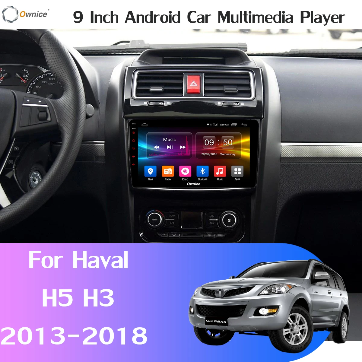 Ownice K1 K3 K5 K6 автомобильный dvd-плеер gps радио для Haval Hover Greatwall Great Wall H5 H3 2013- CarPlay DSP Adas 360 ° панорамный