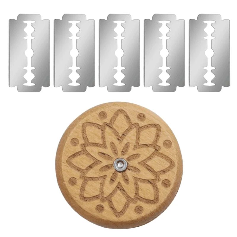 

Round Bread Lame - Dough Scoring Slashing Tools Baking Sourdough Bread Knife Razor Cutter Making Tools for Bread Bakers