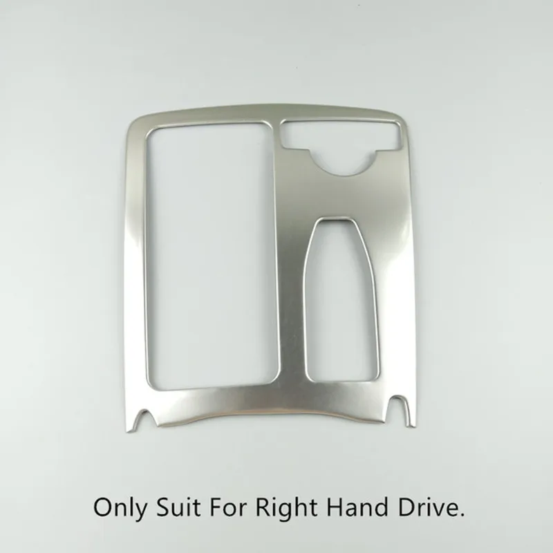 Автомобильная центральная консоль рамка держателя стакана воды Декоративные наклейки для Mercedes Benz C Class W204 C180 C200 2008-14 LHD RHD