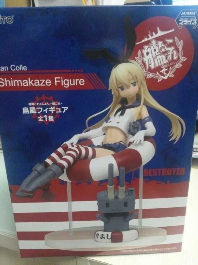

Action Figure Kantai fleet collection TAITO Kan colle shimakaze PVC 15cm gift toys decoration Collectible Model Anime