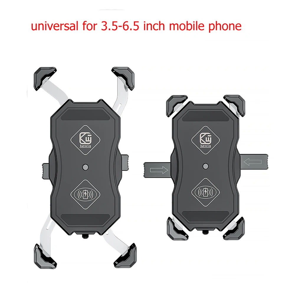4.7-7 inch Phone Holder Motorcycle QC3.0 Wireless Charger Handlebar Bicycle Bracket Quick Charge USB GPS Mount | Автомобили и