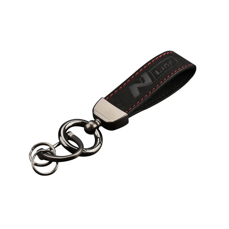 

Suede Key Strap N Logo N Line Key Ring For KIA Stinger Carens pride Cerato K2 K3 K4 K5 Forte Picanto Rio Soul Sportage Keychain