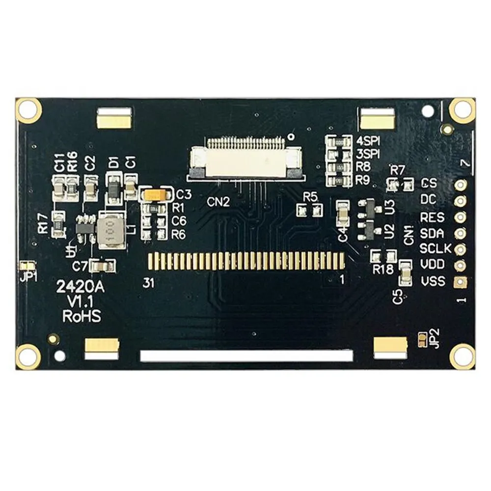 Модуль точечной матрицы SSD1309 OLED дисплей 2 42 дюйма 42*64 интерфейс SPI ICC