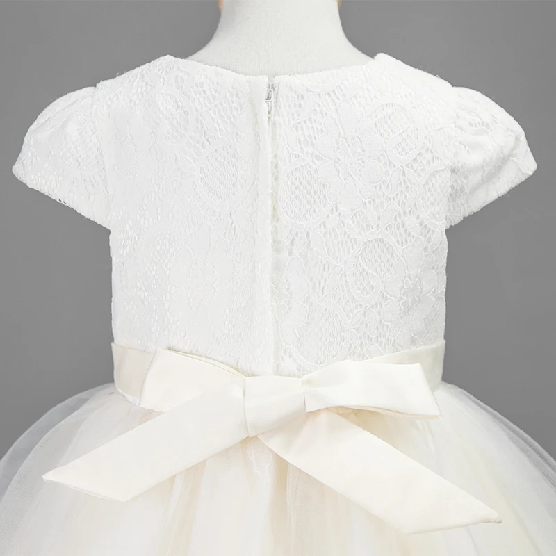 Nimble/Белое платье для девочек Одежда принцессы Вечерняя официальная одежда с