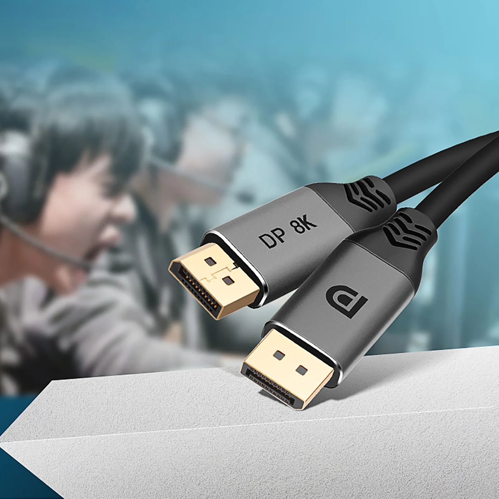 

Hd 8k Dual-head Dp Male-to-male Computer Connection Adapter Cable Computer Cables & Connectors