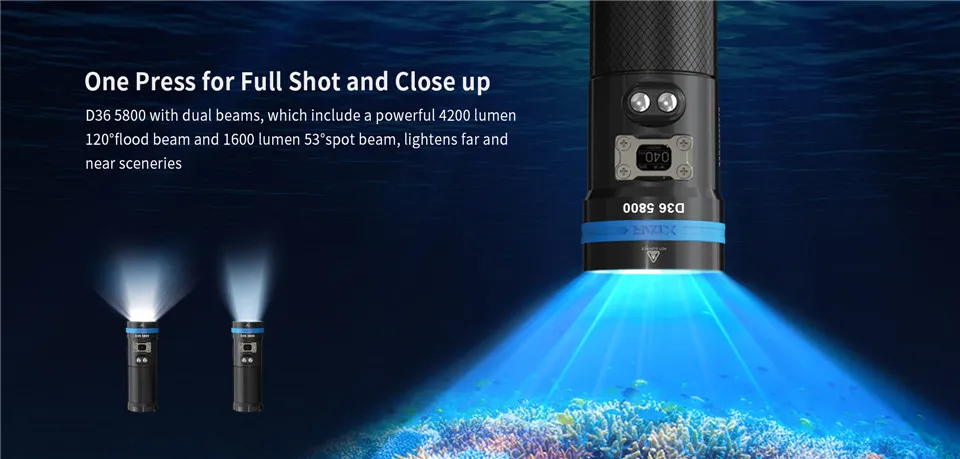 Xtar D36 5800lm Cree XHP70 Ультра мощный перезаряжаемый фонарь для дайвинга O светодиодный дисплей XHP35 светодиодный фонарь для подводного плавания с батареей 18650