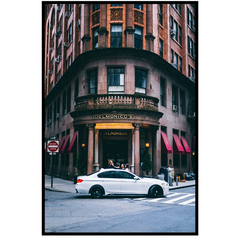 

Картина на холсте американская архитектура, постер с изображением ресторана Нью-Йорка, скандинавский пейзаж, Современное украшение для дома, гостиной