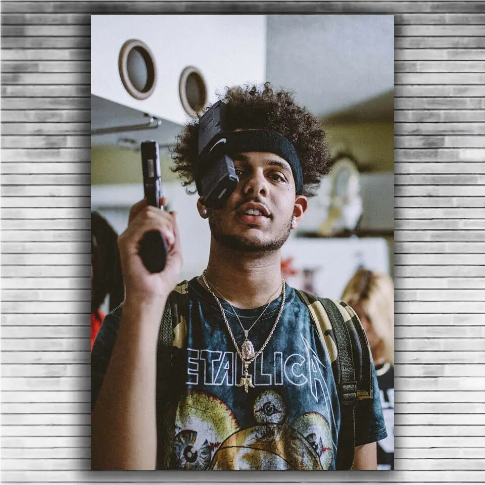 Smokepurpp рэп хип хоп звезда музыки 2 шелковой ткани настенный художественный плакат