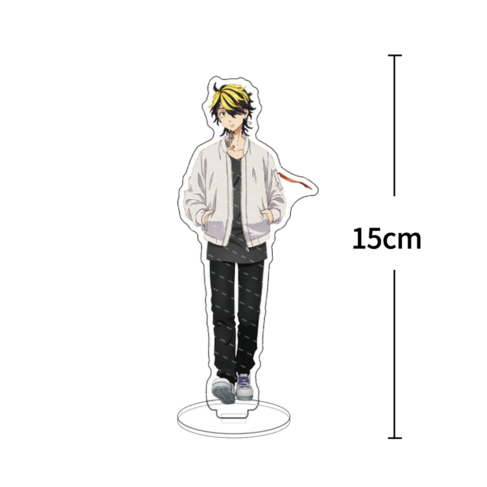 

Anime Tokyo Revengers Figure Cosplay Acrylic Stands Manjiro Ken Takemichi Hinata Atsushi Model Plate Fans Gift Collection Props