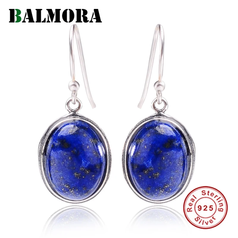 Женские серьги из серебра 925 пробы с лазуритом|earrings for|dropping earrings for womendrop |