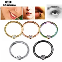 f136 titanium piercing ap ing clip with drill nose ring earrin septum cartilage earrings ashion womens pierc fashion jewelry
