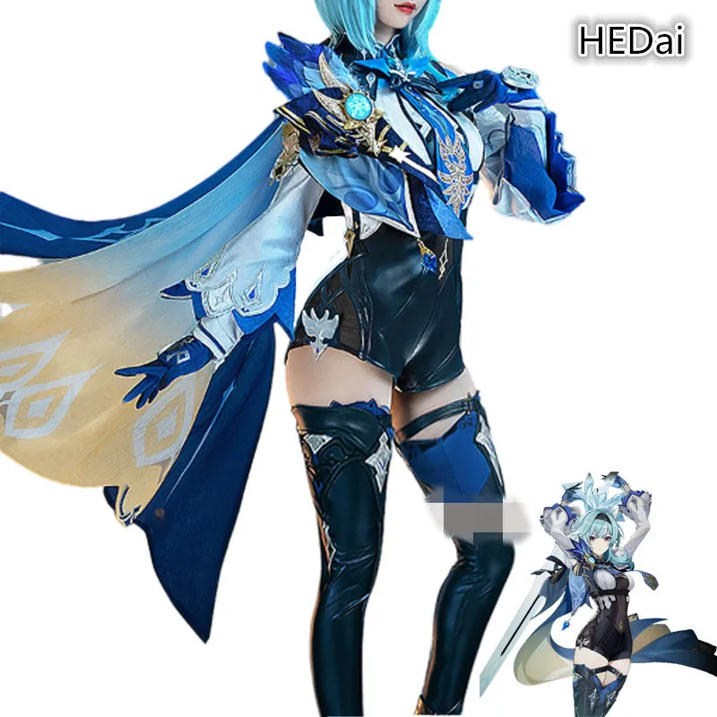 

Hot Game Genshin Impact Eula Cosplay Costume Woman Sets Christmas Outfits Dress Eula Sexy Clothes Cosplay Costumes Presale!!