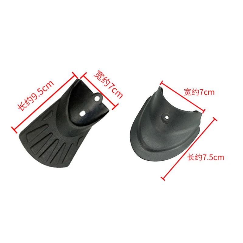 

2PCS Scooter Front Rear Mudguard Fender Fishtail Shape Retaining Water for Xiaomi Mijia M365 M365 Pro Scooter Accessories