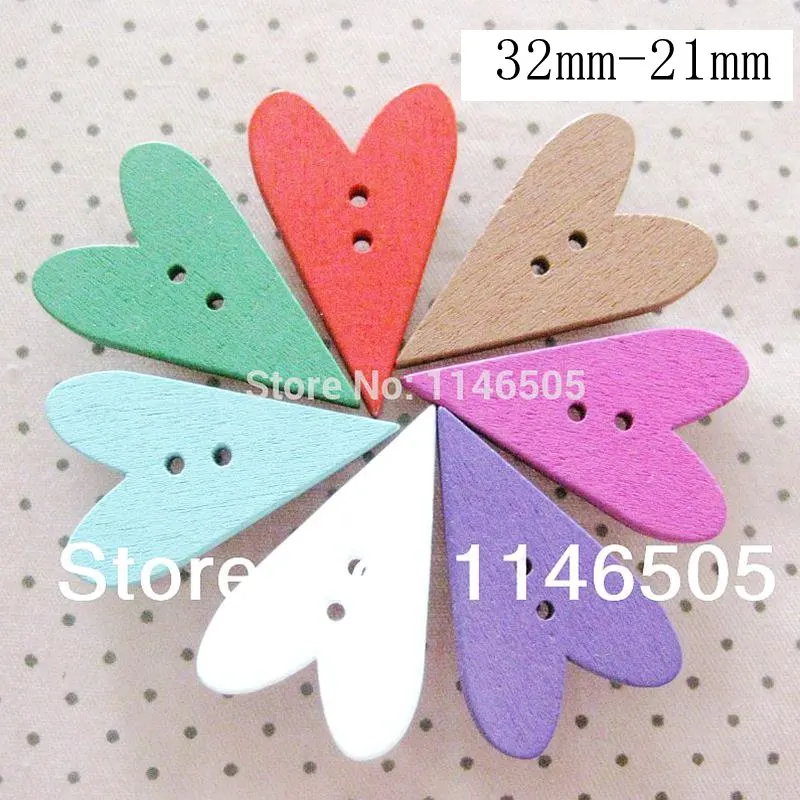 Для выведения токсинов 40 шт Природный Хороший с деревянными пуговицами 32*21 мм