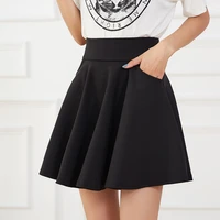 summer short skirt girl mini skirt black cute women bottom office pockets skirts womens tutu school short skirt pants