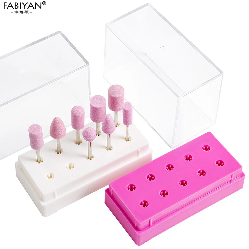 Маникюрный акриловый держатель чехол органайзер ящик для хранения маникюрный