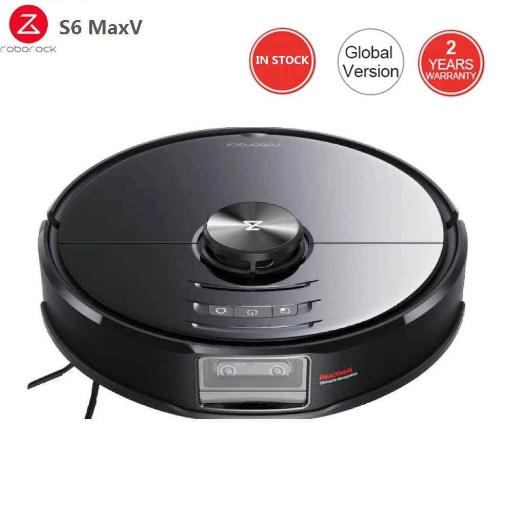 2020 глобальная версия Roborock S6 MaxV робот пылесос ReactiveAI и лидар навигатор 2500pa Сильный