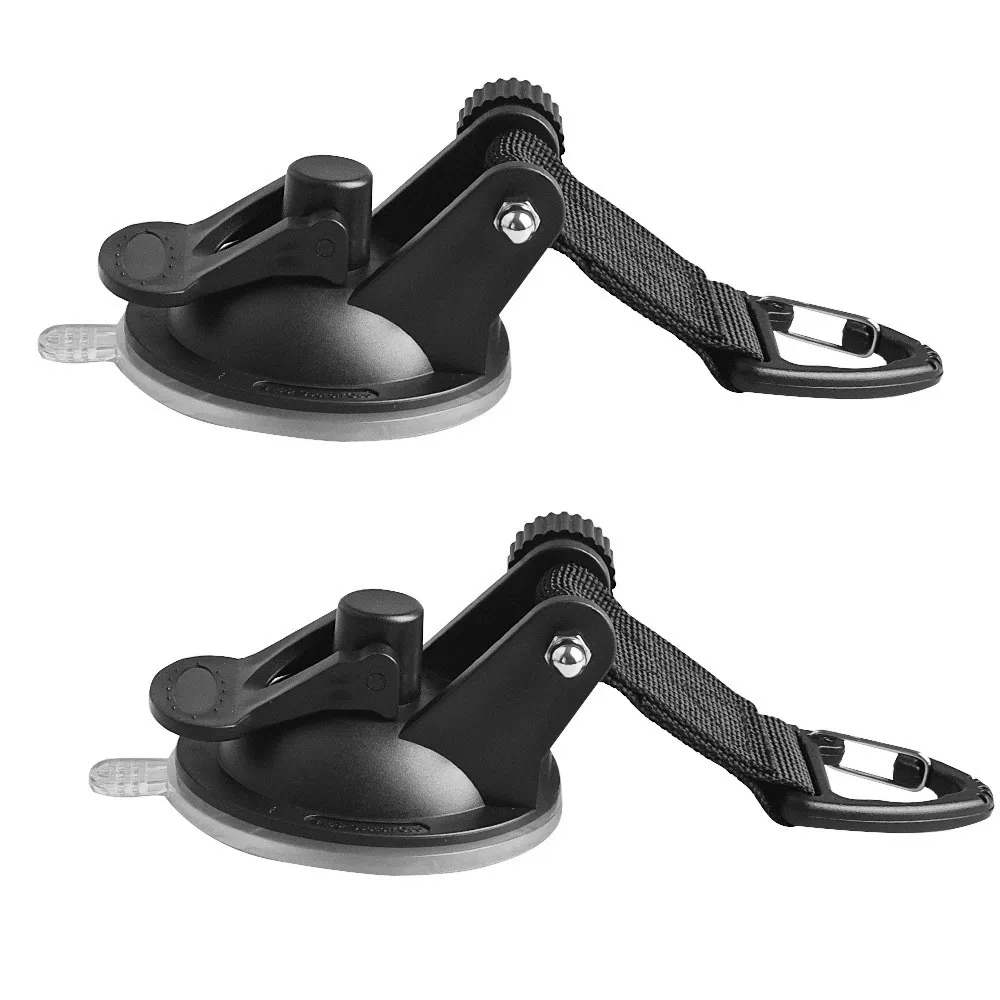 

2PCS Hook Black Boat Camping Cup Downs For Car Awning Hook Suction Tarp