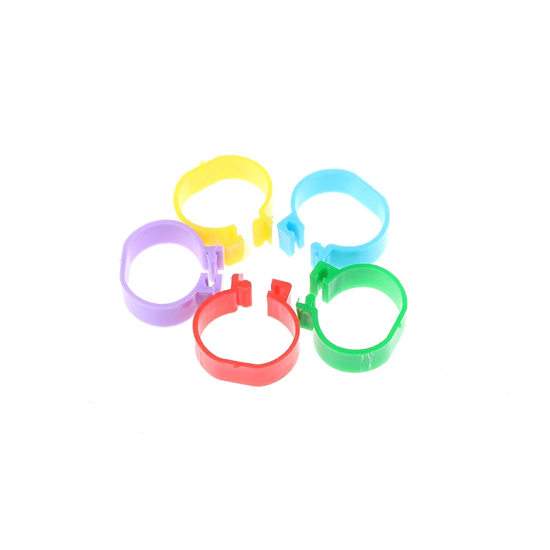 

20 Pcs Inside Diameter 2.0 Cm Chicken Ring Hen Pigeon Leg Band Poultry Dove Birds Quail Goose Chicks Duck Parrot Clip Rings New