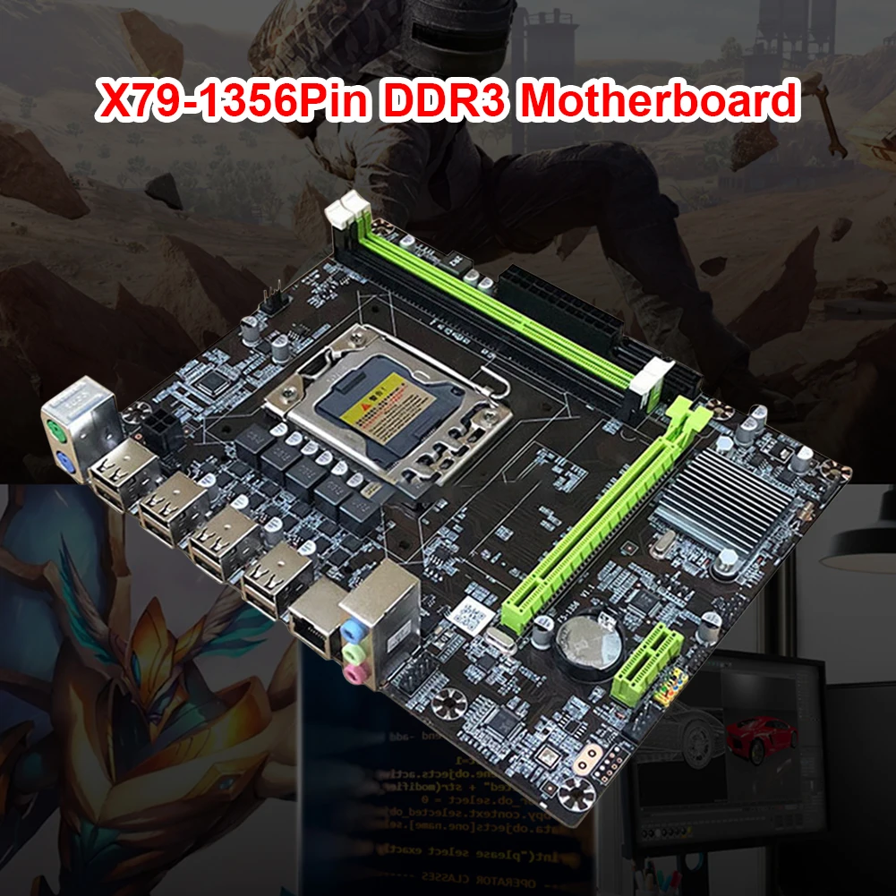 Набор материнской платы X79-1356 DDR3 память двухканальный комплект с поддержкой ECC