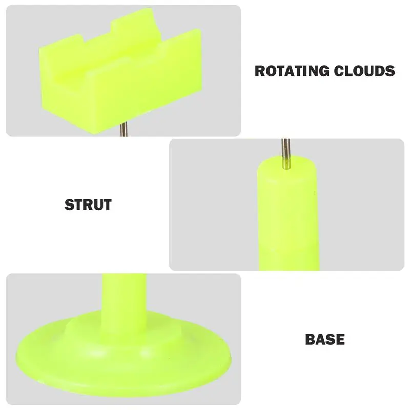 

2 Boxes Rotating Racks Rotating Bracket Primary School Physics Experiment Tools