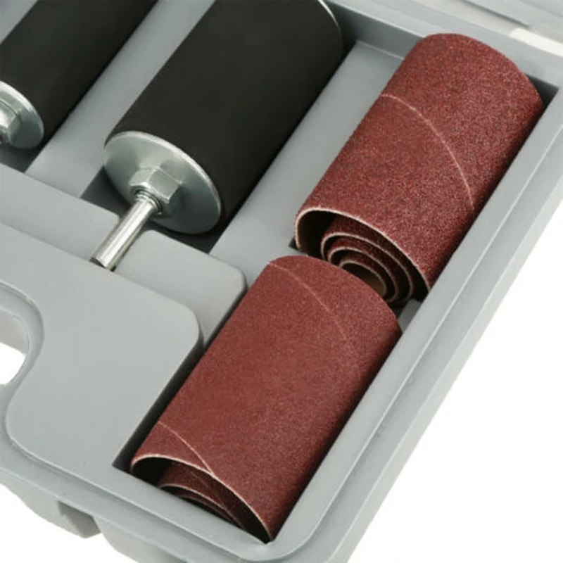 

20pc 1.5\\\" LONG Sanding Drum & Sleeves Set Kit - Fits Drill Press Spindle Sander