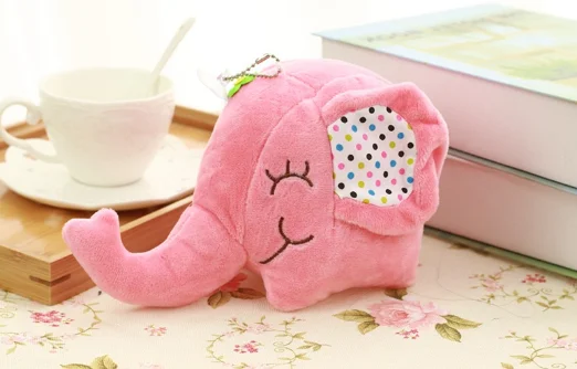 Милая плюшевая кукла слон мягкая игрушка присоска машина & комната оконная