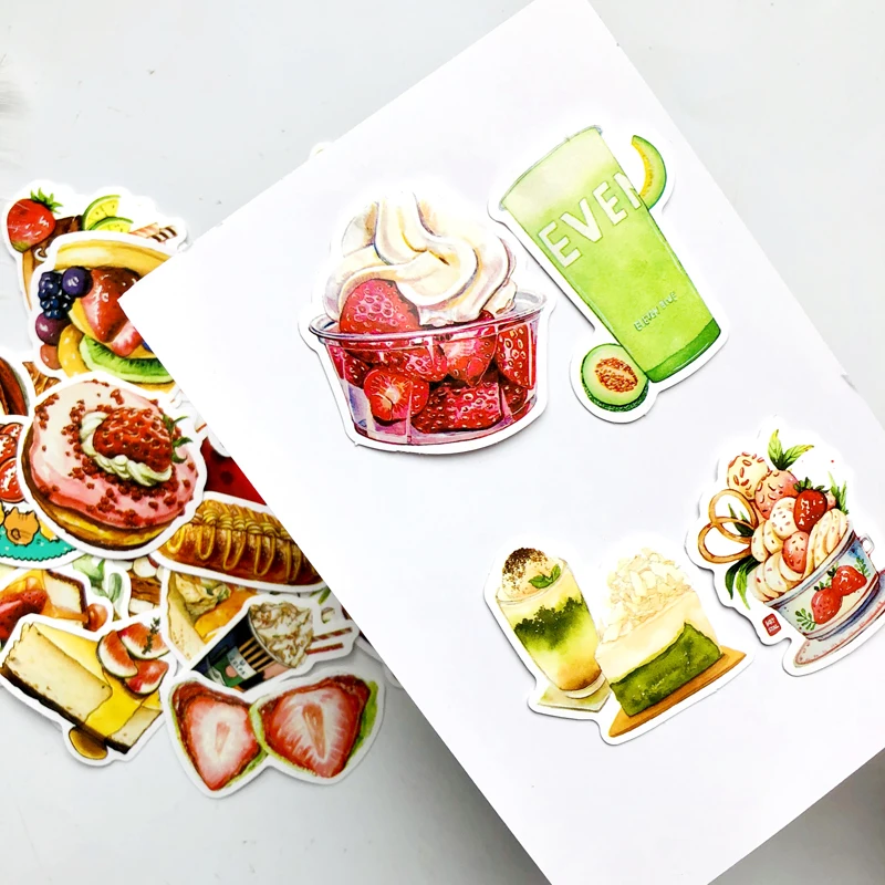 33 шт креативные милые самодельные наклейки для скрапбукинга торта изысканной