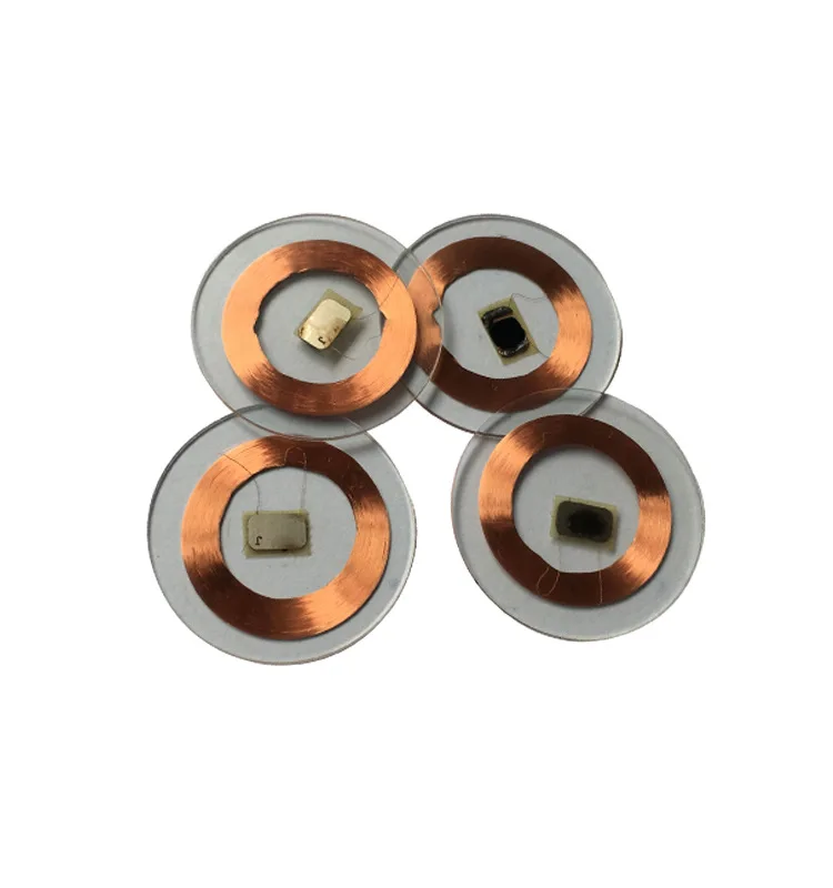 

1pcs 125Khz Rfid Tags EM4100 Chip+Coil ID Round Coin Card Read Only Diameter 25mm Transparent PVC Safe