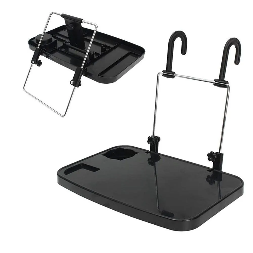 

Portable Hanging Laptop Tray Auto Lunch Desk Steering Wheel Mate Foldable Vehicle Back Seat Laptop Trays Auto Lunch Desk